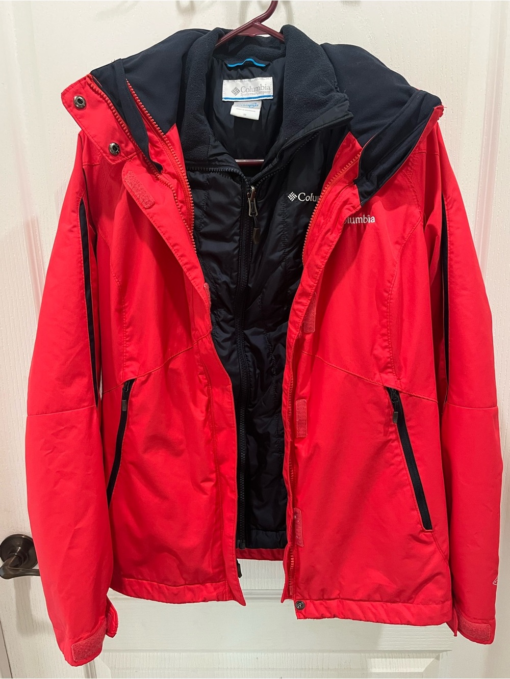 Columbia Men’s Red and Black 3-in-1 Ski Jacket